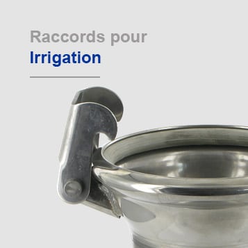 Raccords pour irrigation