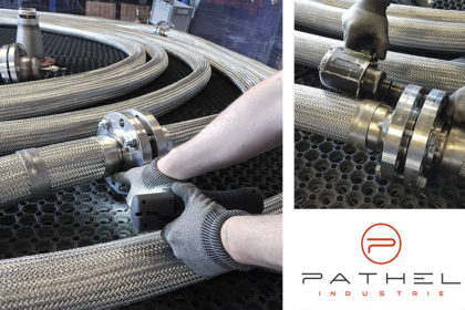 Un onduleux inox au banc de test