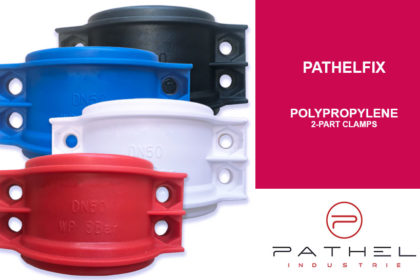 New polypropylene 2-part clamps