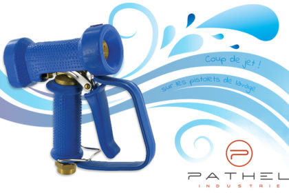 Coup de jet sur les pistolets de lavage Pathel