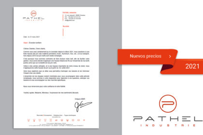 Cambios de tarifa a partir del 1 de julio de 2021