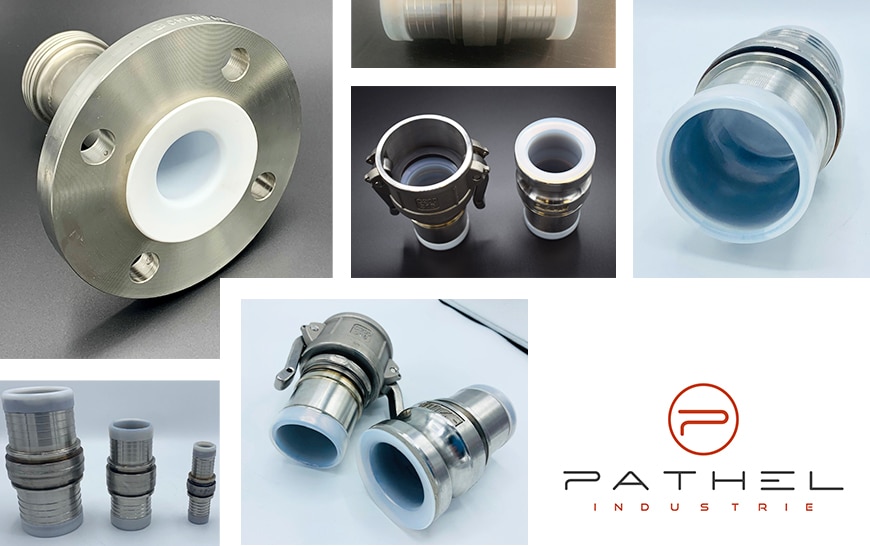 Raccords revêtus en PTFE par Pathel